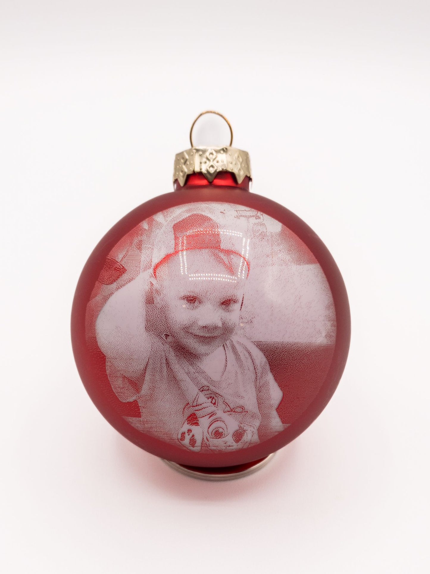 Christbaumkugel 6cm - personalisiert mit Text/Grafik/Logo/Foto