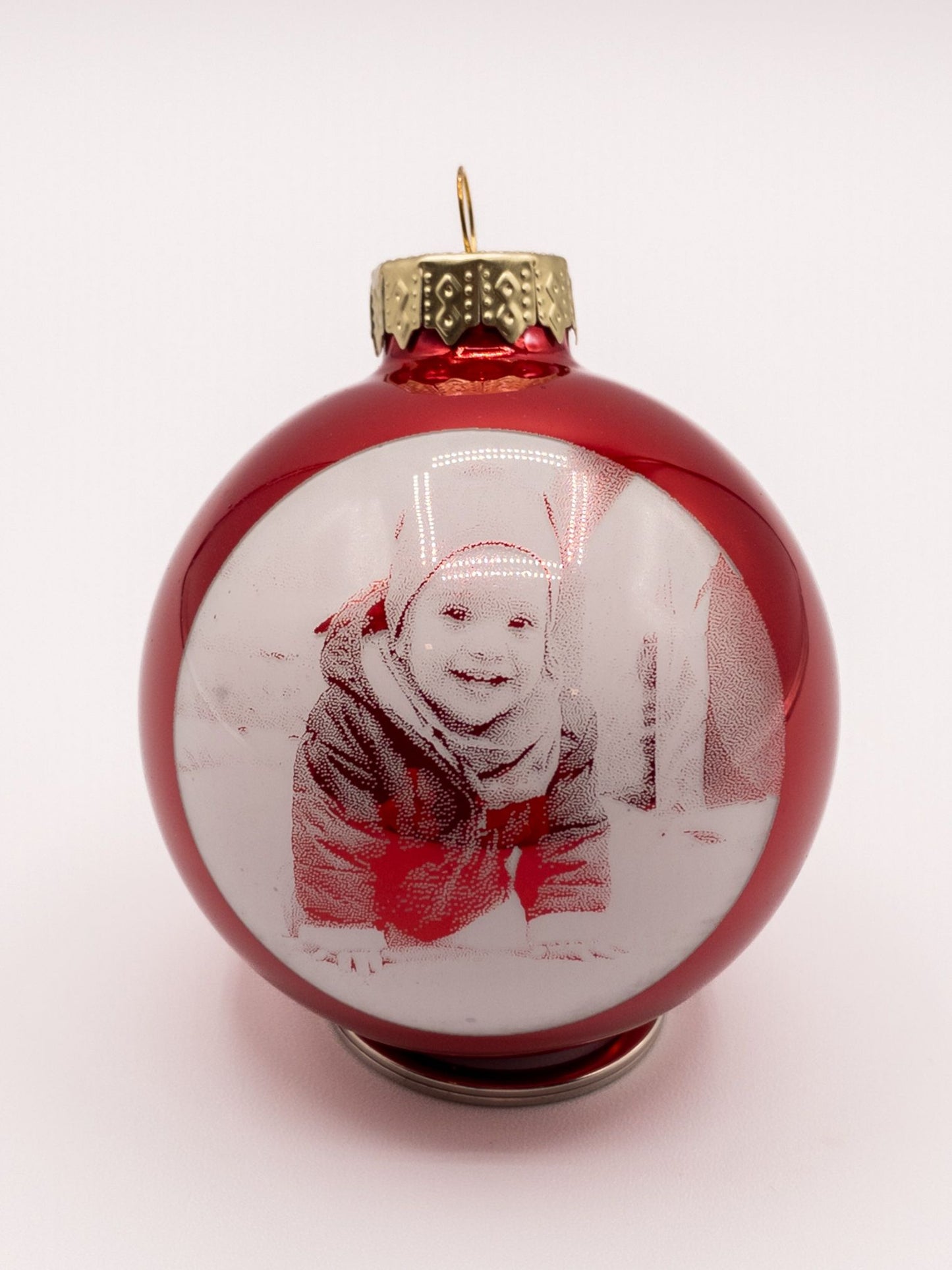 Christbaumkugel 6cm - personalisiert mit Text/Grafik/Logo/Foto