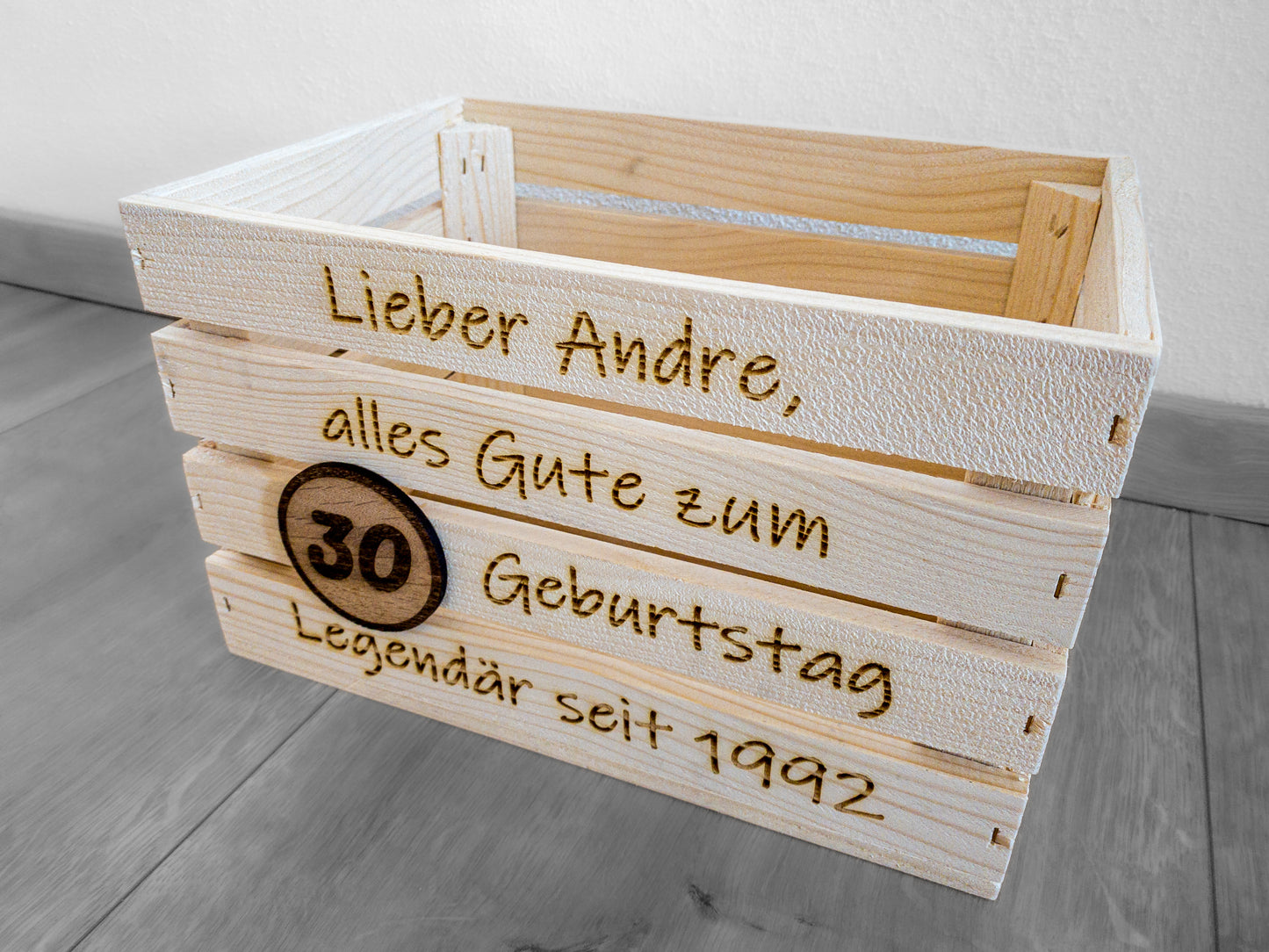 Geschenkkiste 30x20x20cm personalisiert