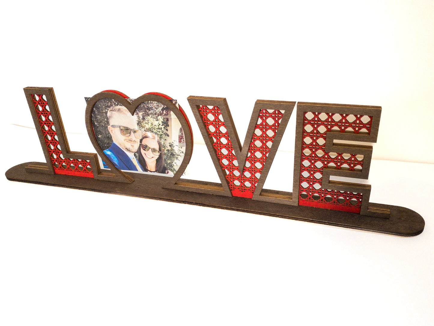 LOVE Schriftzug Fotoständer