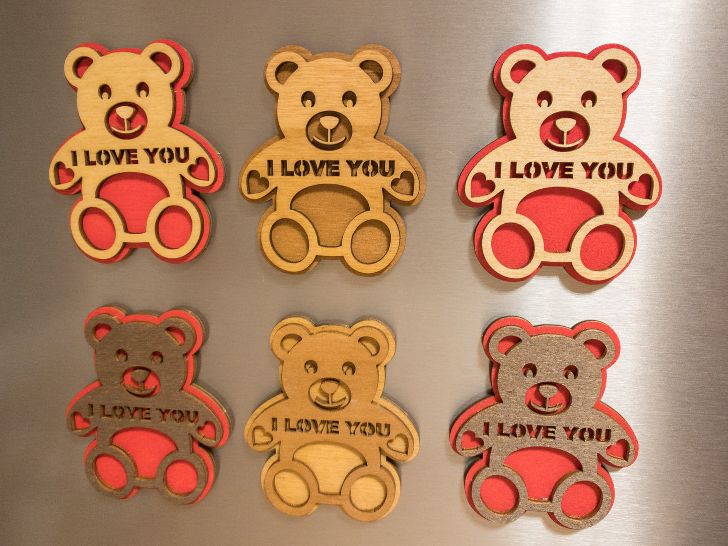 I LOVE YOU Magnet "Bär"