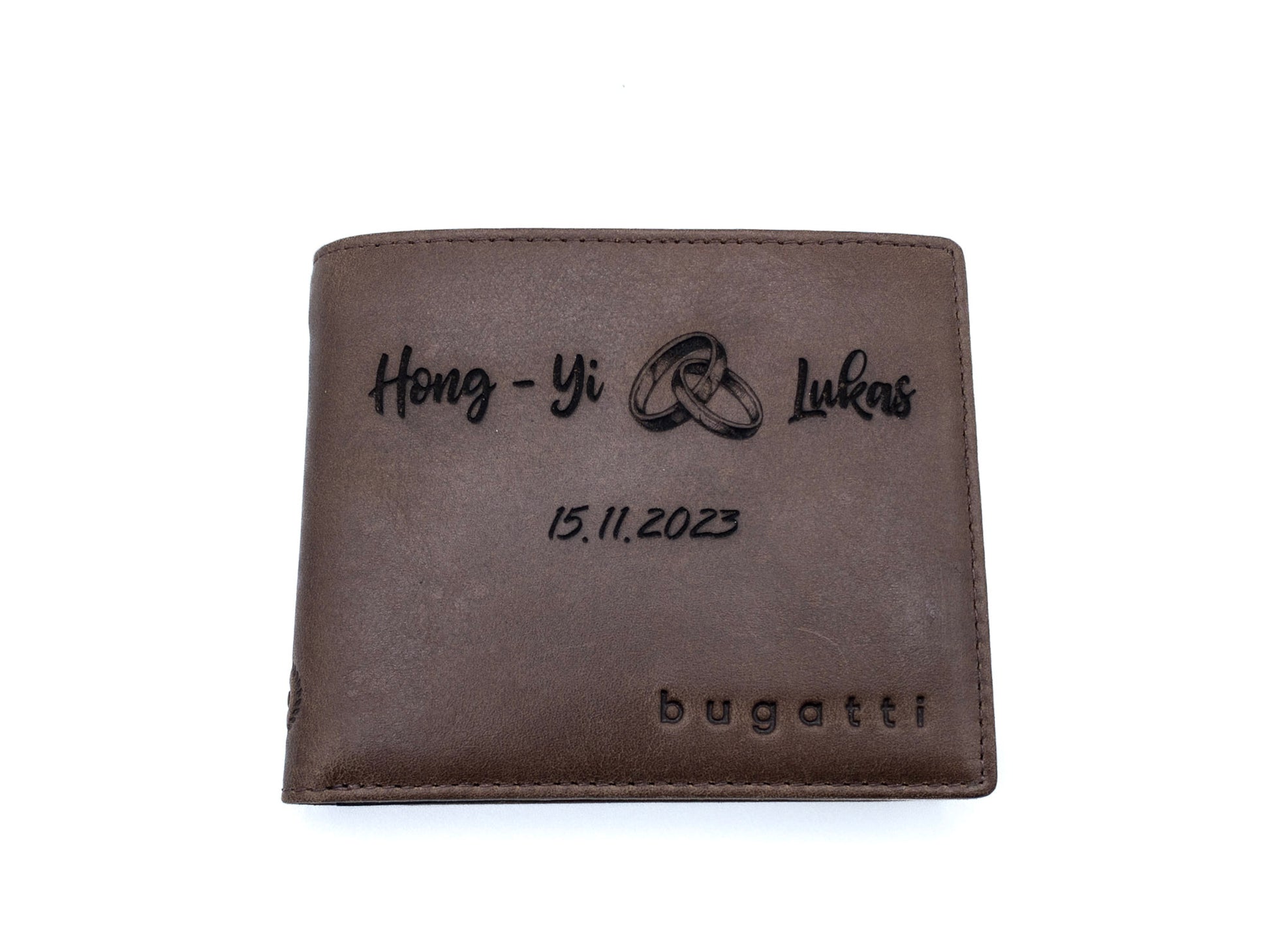 Herren Geldbörse Männer Geldbeutel Mit Gravur Personalisiertes